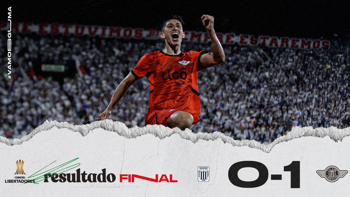 ➡️ FECHA 1 || CONMEBOL #Libertadores 

🕥 ¡Final del Encuentro y llevamos los 3 puntos!
⚽️ Gustavo Aguilar.

Alianza Lima 0-1 #LIBERTAD 

#VamosGUMA