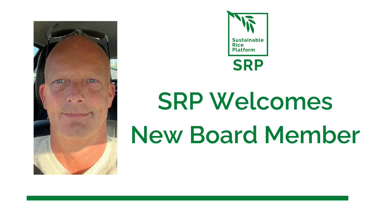 Welcome Hans Castelijn to the SRP Board! 🎉 As MD of VSR/Euricom, Hans brings vast expertise in sustainability and supply chain innovation to transform the global rice sector. 🌾 #SustainableRice #SRP