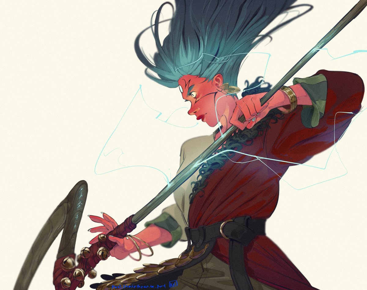 P0oLMaintenance's tweet image. Uploading some old art from 2023. Here’s an old illustration.
#digitalart #illustration #Procreate #fantasy #oc