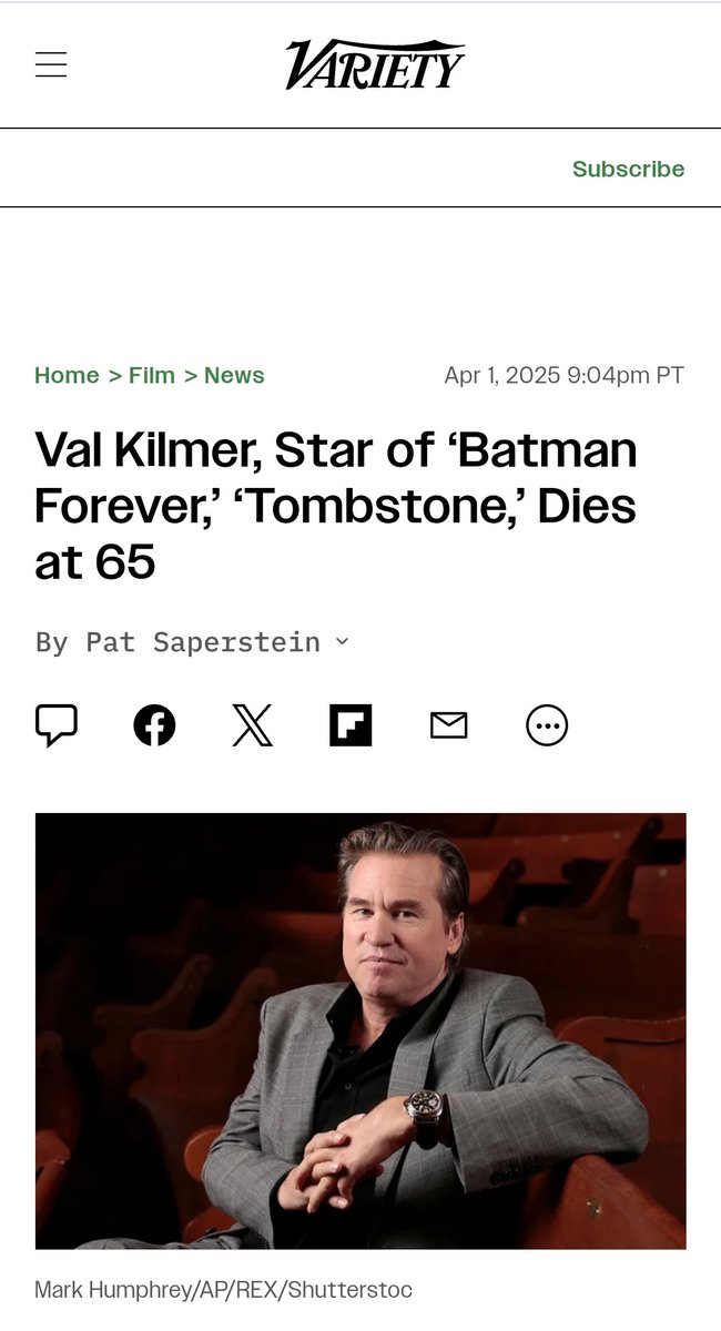 우리 발킬머님 돌아가셨네...
RIP