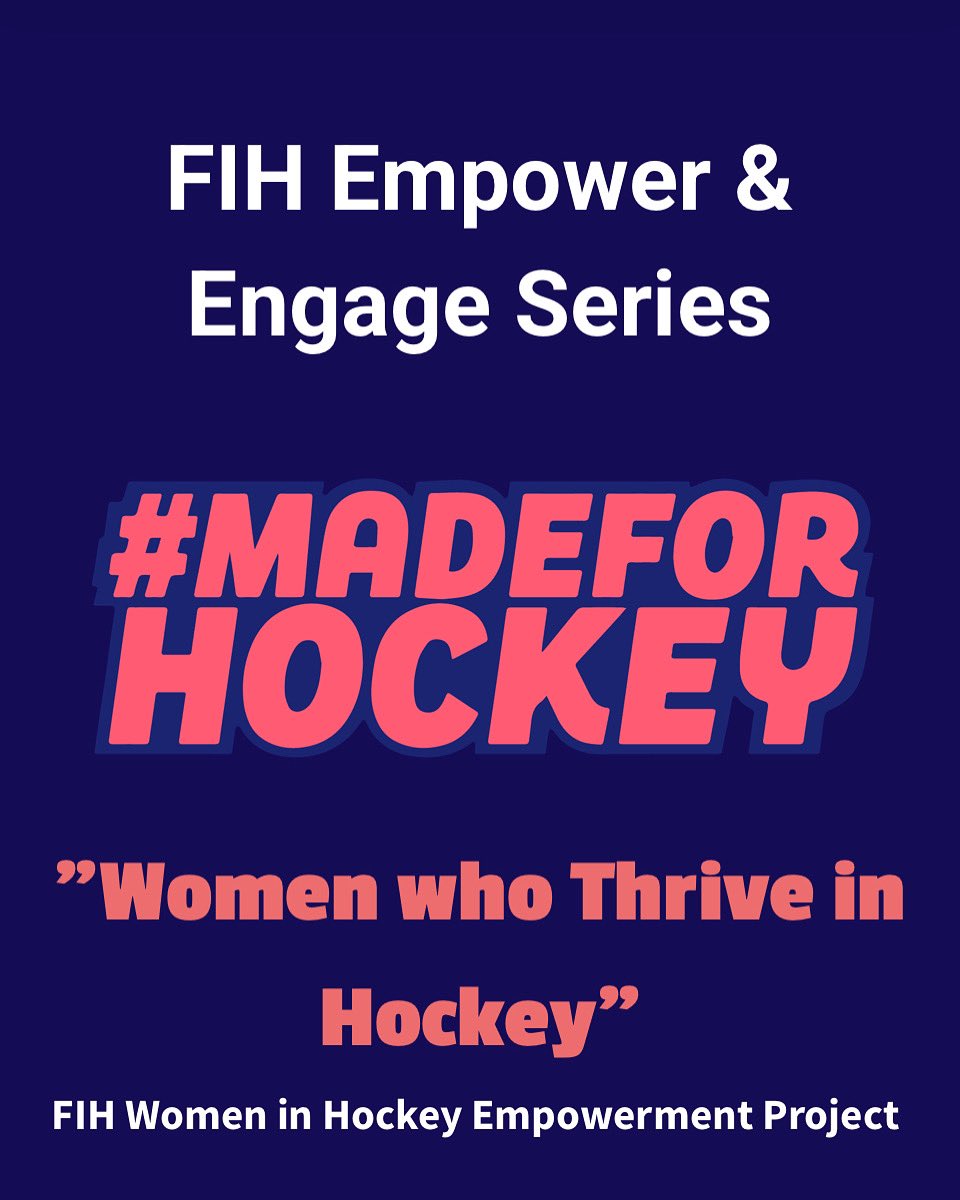 Really excited to be on this panel discussion with the formidable Marijke Fleuren &amp; the trailblazer <a href="/howard_tess/">Tess</a> for the <a href="/fihockey/">Clive McMurray</a> Empower and Engage Series - this episode focuses on “WOMEN WHO THRIVE IN HOCKEY”.

academy.fih.hockey/course/eeswih1