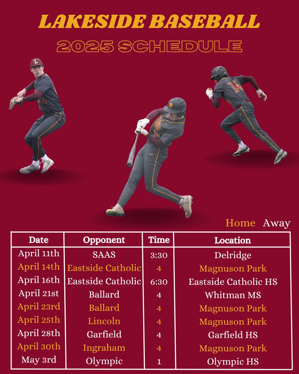 In case you missed it… 2025 schedule! #GOLIONS