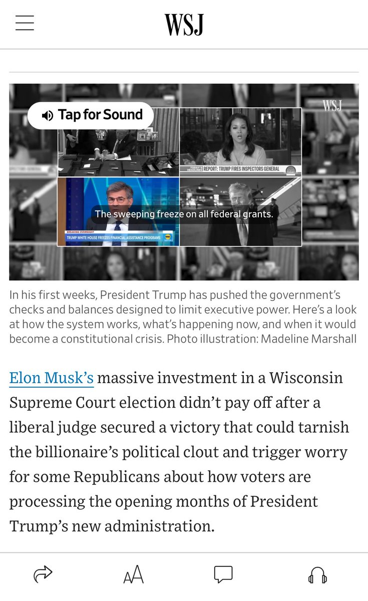 Turns out people don’t like people who try to by democracy. Elon spent a fortune ($20m) to try and buy this result. Maybe, it’s a sign people aren’t not approving of the Whitehouse madness as much the madhouse is telling us.