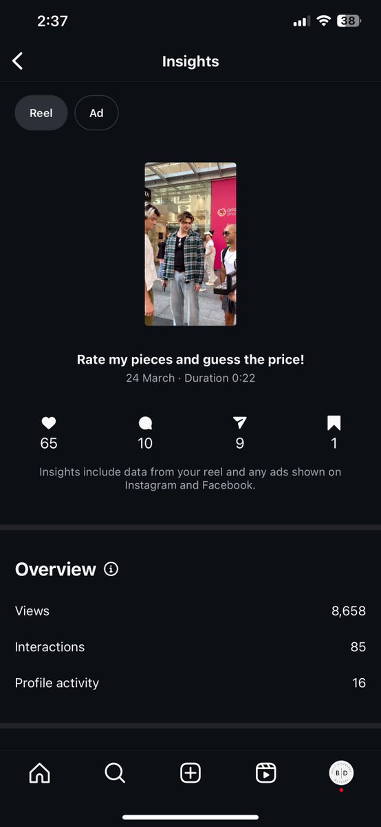 Bro, i saw you drop this gem about street interviews. I went out and did a bunch. Posted 1, and it became the best performing piece of content on my page. It went crazy! Just started running ads on it. Grateful