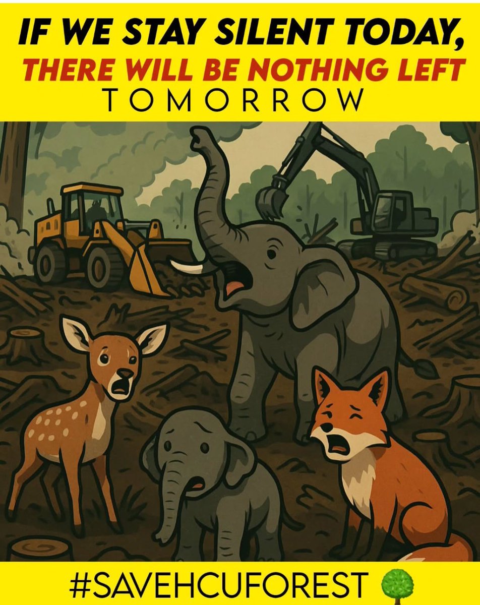 #SaveForest 
#SaveHCU
#SaveHCUBioDiversity 
#SaveKanchaGachibowli