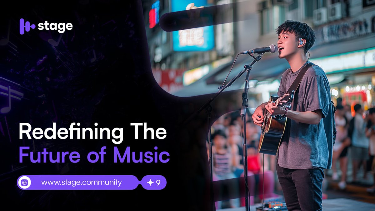 Stage is flipping the script and changing the status quo. It ideally should be a fan-artist game, and Stage is making it so. Don't be a label, be a fan. It's a win-win relationship with a sustainably beneficial outcome for everyone on Stage. Experience the new world of music!