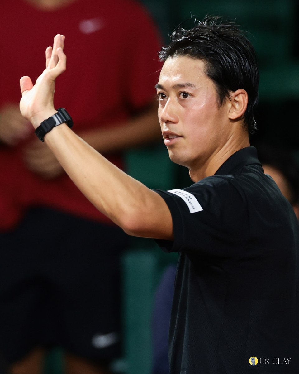 Fayez Sarofim & Co. US Clay (@mensclaycourt) on Twitter photo Nishikori seals it ✍️
<a href="/keinishikori/">Kei Nishikori</a> defeats Krueger 6-4, 6-2 marking his third time in Houston, following previous showings in 2008 and 2011.
#USClay Nishikori seals it ✍️
<a href="/keinishikori/">Kei Nishikori</a> defeats Krueger 6-4, 6-2 marking his third time in Houston, following previous showings in 2008 and 2011.
#USClay
