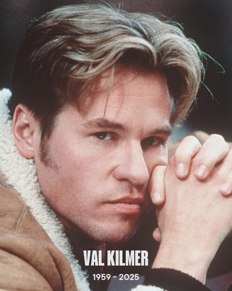 blumhouse's tweet image. One of the coolest to ever do it. Rest in peace, Val Kilmer. A cinematic legend lost too soon.