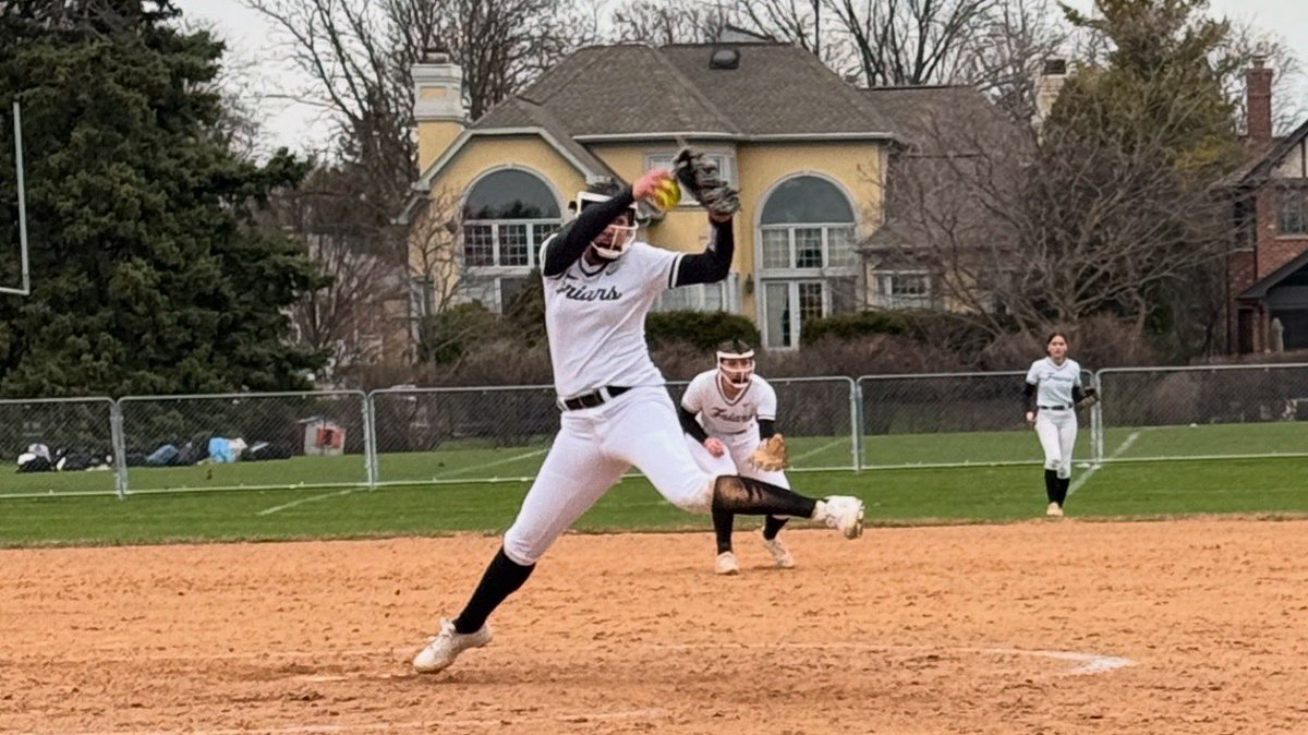 Varsity Friars WIN home opener! 
10R | 11H | 2E
G. Simon 3/3. 
A.Purta collected 2 hits. 
K. Janda with a HR. 
1B: L.Lowery, S.Kateeb, A.Purta 
2B: C. Barganski, G. Simon, G. Pescatore.  

L. Lowery &amp; S. Kateeb collected 11Ks / 5 innings. Good contributions by ALL🙌🏽👊🏽🫱🏼‍🫲🏽