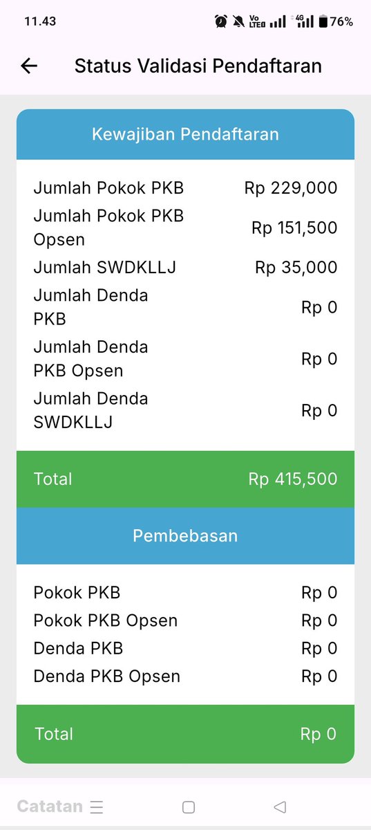 slam_b's tweet photo. @BPPD_JATENG .. baru saja cek di new sakpole.. pajak tahunan motor saya koq jadi lebih besar dari pembelian pertama  atau kendaraan baru yah? https://t.co/bucL4HPjZg