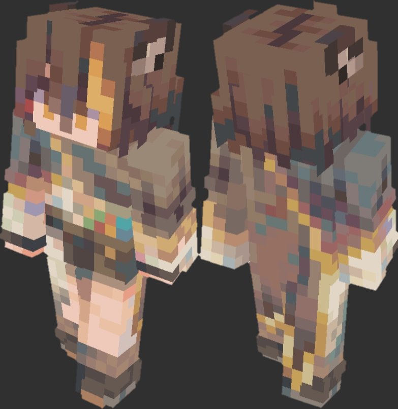 Yumaooo_'s tweet photo. My oc！
#minecraftskin #Minecraft #mcskin
#Blockbench https://t.co/RzvZpMsAko