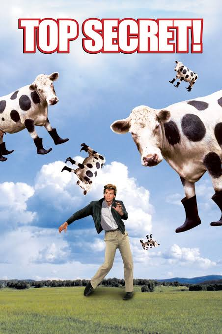 If you haven't seen Val Kilmer's Top Secret! it's one of the funniest slapstick movies ever made. The jokes/minute is out of control. RIP legend.