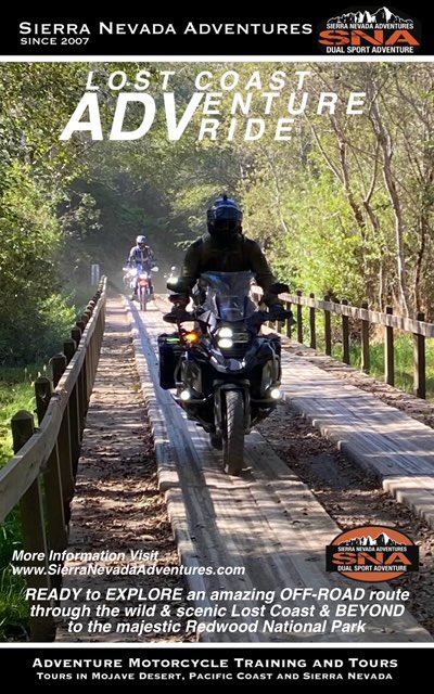 SNAMark's tweet image. SIERRA NEVADA ADVENTURE rides designed for ADVENTURE motorcycles with the perfect mix of remote DIRT ROADS, curvy back roads, scenic mountain passes, and historic DIRT WAGON ROUTES to unique &amp;amp; historic sites in the SIERRA NEVADA and beyond.
SierraNevadaAdventures.com