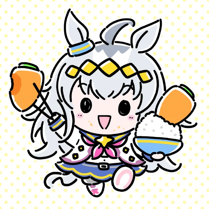 #これを見た人は無言で手に何か持って片足をぴょこんと上げてる絵を貼れ 