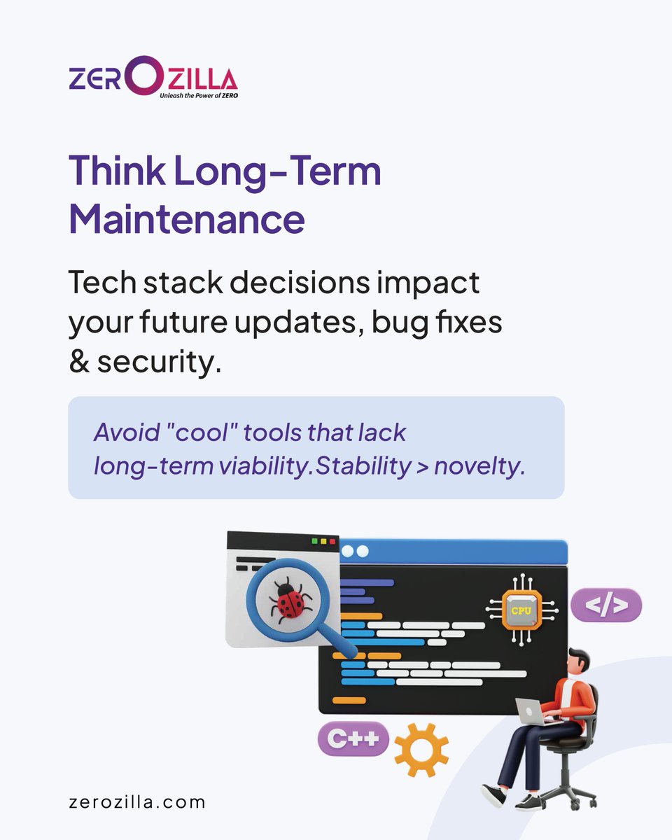Zerozilla_com's tweet image. Make informed choices. Avoid costly reworks. Build smarter.

Swipe through to get clarity before you code!

#TechStack #AppDevelopment #zerozilla #DigitalTransformation