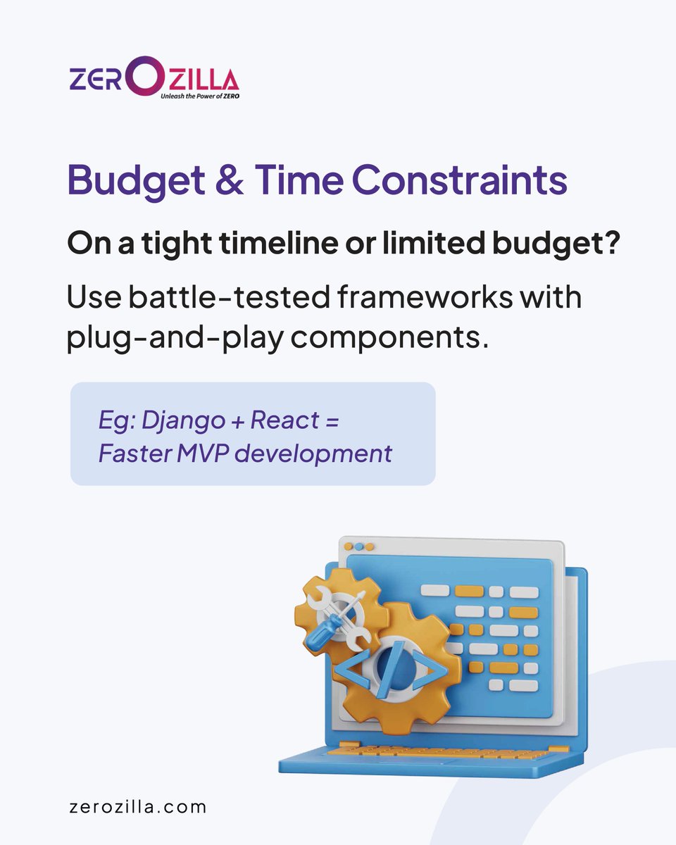 Zerozilla_com's tweet image. Make informed choices. Avoid costly reworks. Build smarter.

Swipe through to get clarity before you code!

#TechStack #AppDevelopment #zerozilla #DigitalTransformation