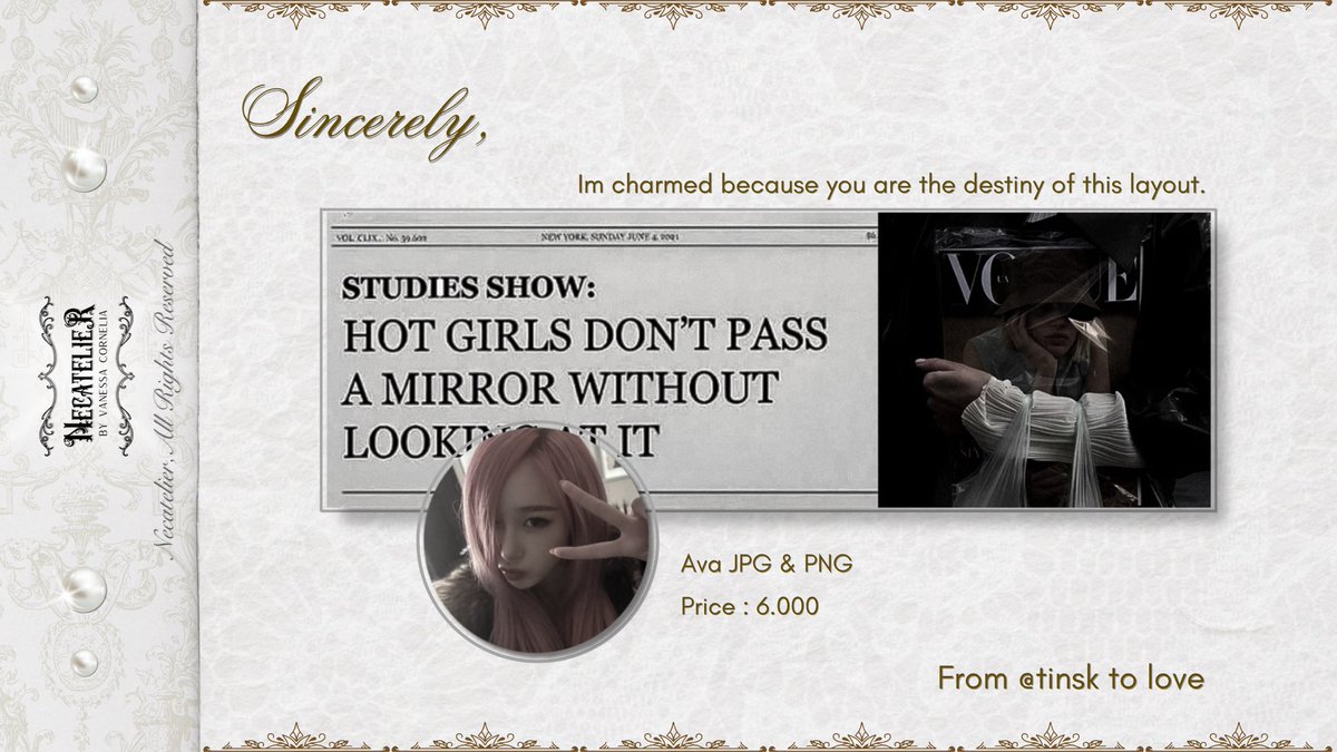 tinsk's tweet image. please repost, danke!

oh giselle, you will always be the hottest. choose your spicy ready stock layout now and come to my dm, dear ❤︎

#zonajajan #zonaba #zonauang