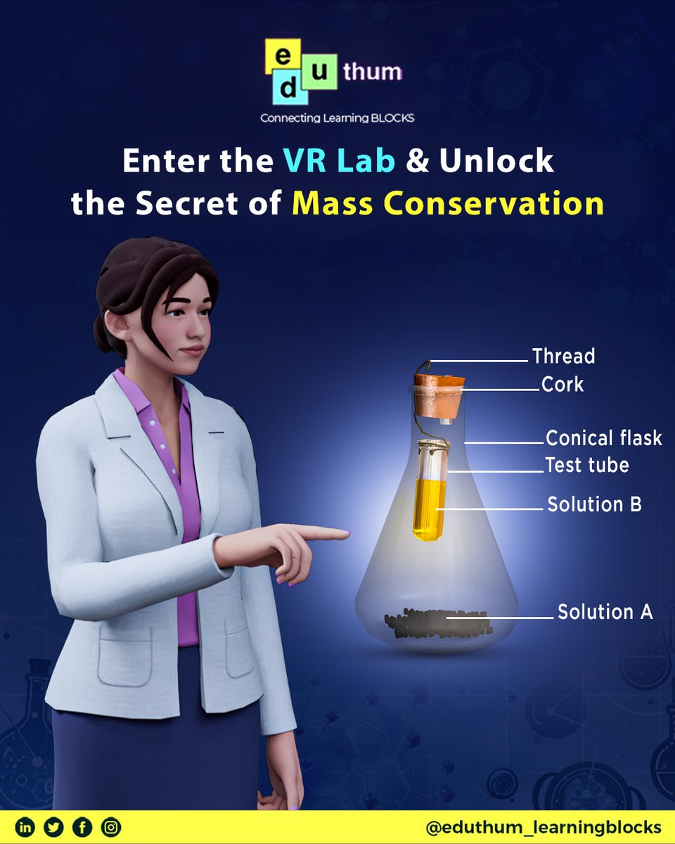 eduthum123's tweet image. 🚀Experience Science Like Never Before🔬
See the Law of Conservation of Mass come to life in VR! No mess, no risks—just pure immersive learning🧪
💬Drop a"🔥"if you’d love to try this in VR
#VRScience #Eduthum #ConservationOfMass #FutureOfLearning #ImmersiveEducation #LearnWithV