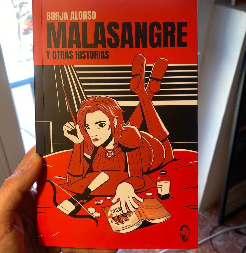 ¡Pero miren que belleza! "Malasangre y otras historias" en breves en sus dominios, librerías, santuarios, estanterías, guaridas... 🩸(Publica <a href="/InsolitaEdit/">Insólita Editorial</a>)
