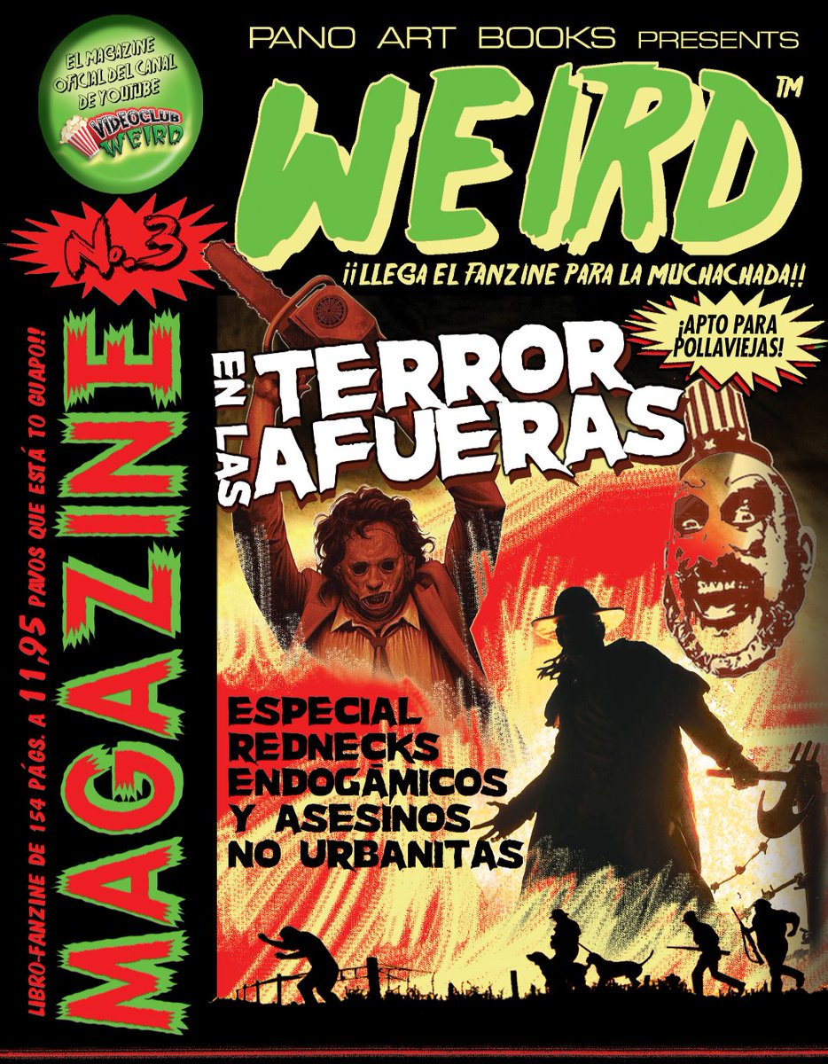 Terror en las afueras, el especial de asesinos endogámicos, que sus padres son hermanos, ya está en preventa. 

No lo dejéis escapar.

Píllatelo aquí 👉 acortar.link/Iq2krp