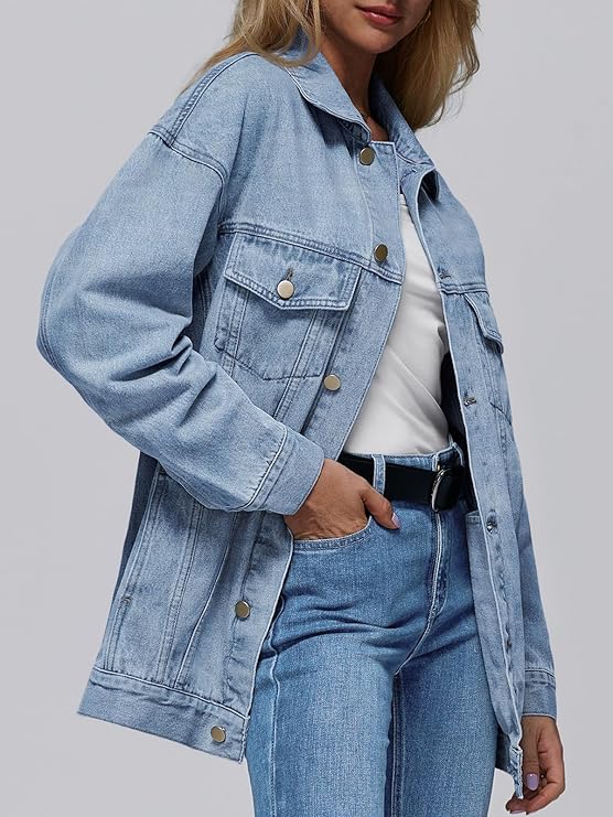 Mrs_Baboon's tweet image. 🌟 Show off your spunky vibe for spring! Elevate your closet with this AUTOMET light blue denim jacket! 💙 Throw it on when you go on a trip and run through the free grasslands. Buy on Amazon order.sale/VyTn #fallfashion #denimjacket