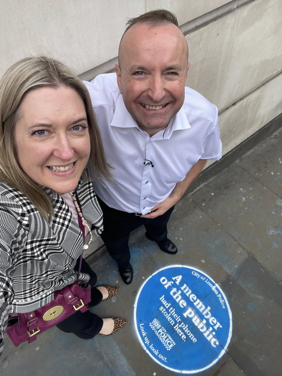 Kate Hemingway (@khemingwaynews) on Twitter photo Figures from Action Fraud reveal £7000 a day is being taken after mobile phones are stolen when bank accounts and passwords are accessed. <a href="/CityPolice/">City of London Police</a> showed us how they’re continuing their crack down. These are their new pavement markers. More 0815 <a href="/FishwickDavid/">Bank on Dave</a> <a href="/GMB/">Good Morning Britain</a> Figures from Action Fraud reveal £7000 a day is being taken after mobile phones are stolen when bank accounts and passwords are accessed. <a href="/CityPolice/">City of London Police</a> showed us how they’re continuing their crack down. These are their new pavement markers. More 0815 <a href="/FishwickDavid/">Bank on Dave</a> <a href="/GMB/">Good Morning Britain</a>