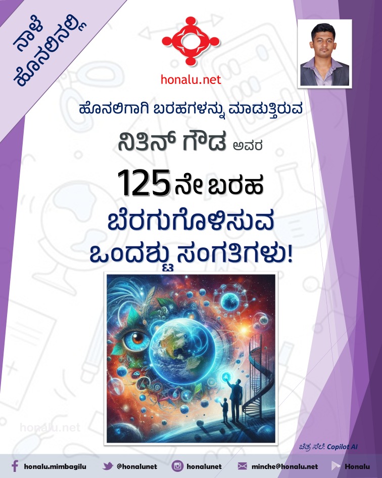 honalunet's tweet photo. ನಾಳೆ ಹೊನಲಿನಲ್ಲಿ...

ಹೊನಲಿಗಾಗಿ ಬರಹಗಳನ್ನು ಮಾಡುತ್ತಿರುವ ನಿತಿನ್ ಗೌಡ ಅವರ 125 ನೇ ಬರಹ... https://t.co/MYirE9f5qS