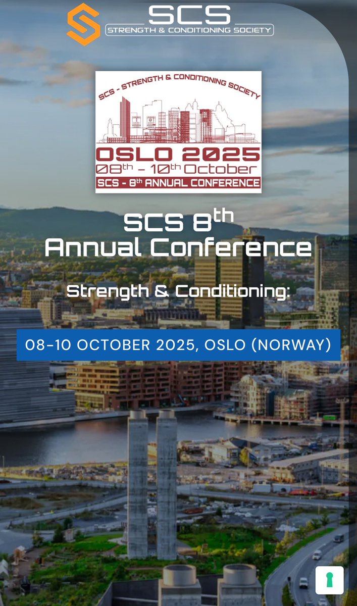 Pedro E. Alcaraz (@pedroe_alcaraz) on Twitter photo 📢 Call for abstracts is now Open!
📍 Join <a href="/S_C_Society/">Strength & Conditioning Society (SCS)</a> at the Norwegian School of Sport Sciences <a href="/nih_sognsvann/">Norges idrettshøgskole</a> in Oslo next October.
🗣️ Top speakers, workshops and the best people 💪🏻
ℹ️ More info 👇🏼
🌐 scs.academy/scs-annual-mee… 📢 Call for abstracts is now Open!
📍 Join <a href="/S_C_Society/">Strength & Conditioning Society (SCS)</a> at the Norwegian School of Sport Sciences <a href="/nih_sognsvann/">Norges idrettshøgskole</a> in Oslo next October.
🗣️ Top speakers, workshops and the best people 💪🏻
ℹ️ More info 👇🏼
🌐 scs.academy/scs-annual-mee…
