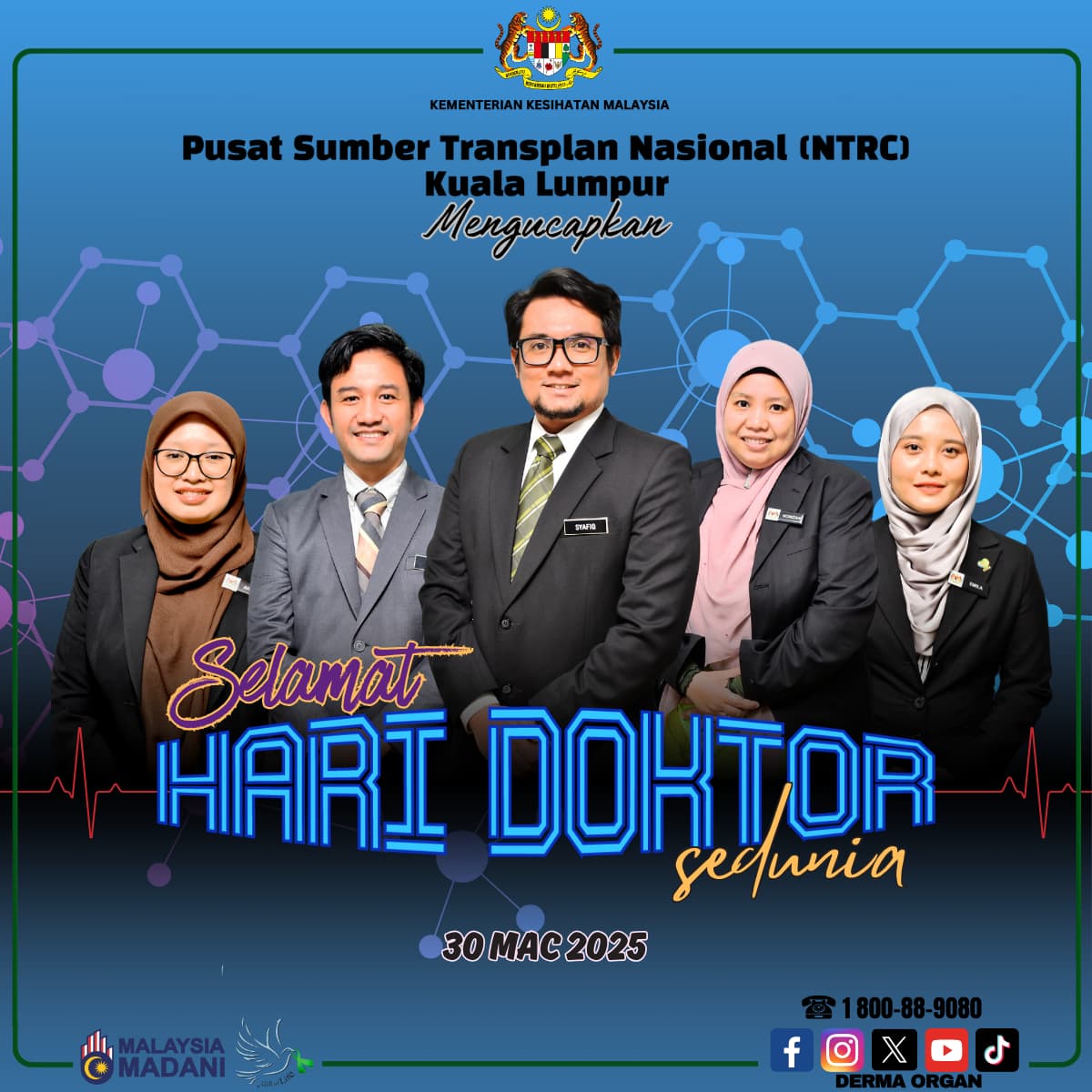 dermaorgan's tweet photo. dalam kita berhari raya, ada yang mengorbankan hari bersama keluarga  untuk membantu yang memerlukan. "the unsung hero" HAPPY DOCTORS DAY! 
don't forget to buckle up and drive safely! https://t.co/bxCbaxvXiu