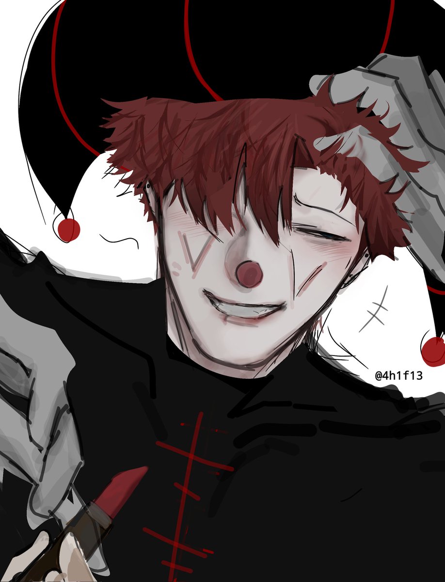 4H1f13's tweet photo. Jester #VGenCode #oc #ibisPaintX https://t.co/2XUGzaqgqS