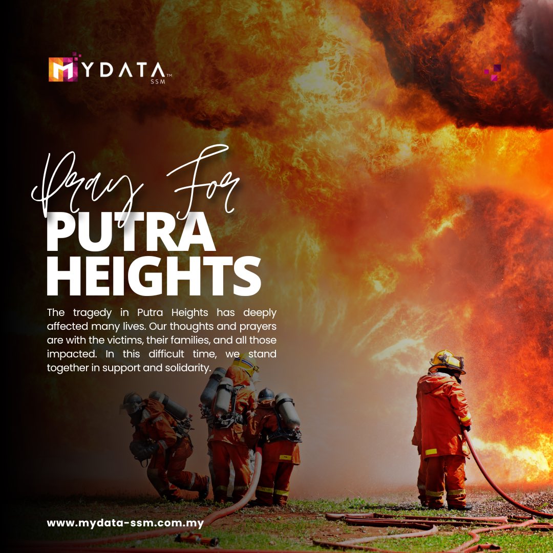 MYDATASSM's tweet image. Sending heartfelt thoughts and prayers to the community of Putra Heights during this challenging time. 

May strength and resilience guide everyone through. We are with you every step of the way.

#prayforputraheights #mydatassm