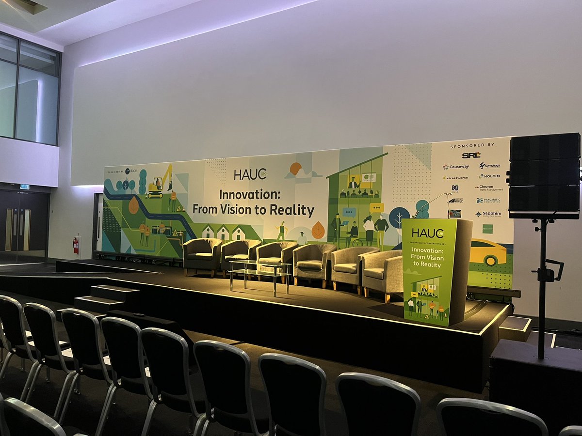 Calm before the storm before 500+ street and road works specialists descend on Manchester for our annual HAUC Convention