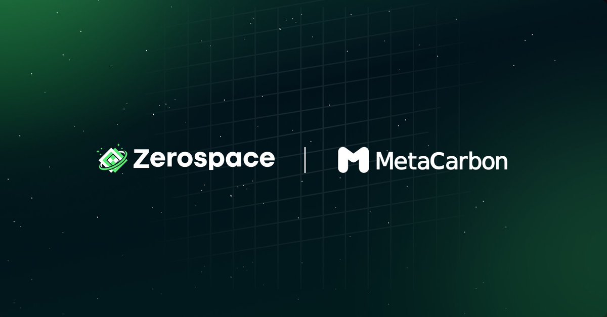 ZeroSpaceWeb3's tweet photo. #ZeroSpace Exciting News! 🥳
We’re thrilled to partner with @MetaCarbon_Mist !
🌱MetaCarbon is a Web3 health-tech innovator revolutionizing behavioral carbon credits through DeCFi (Decentralized Carbon Finance).
Here’s to more collaborations! 💪
#MetaCarbon #Web3 #DeCFi https://t.co/lGttHn6iaf
