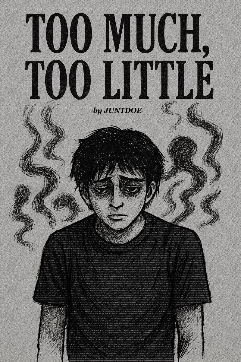 I’m working on a short comic titled “Too Much, Too Little.”

It’s a personal story. Psychological horror, maybe. 

Since I'm also working on other projects, Can’t promise when it’ll be done, but it’s happening.

Thanks for your patience. This one means a lot