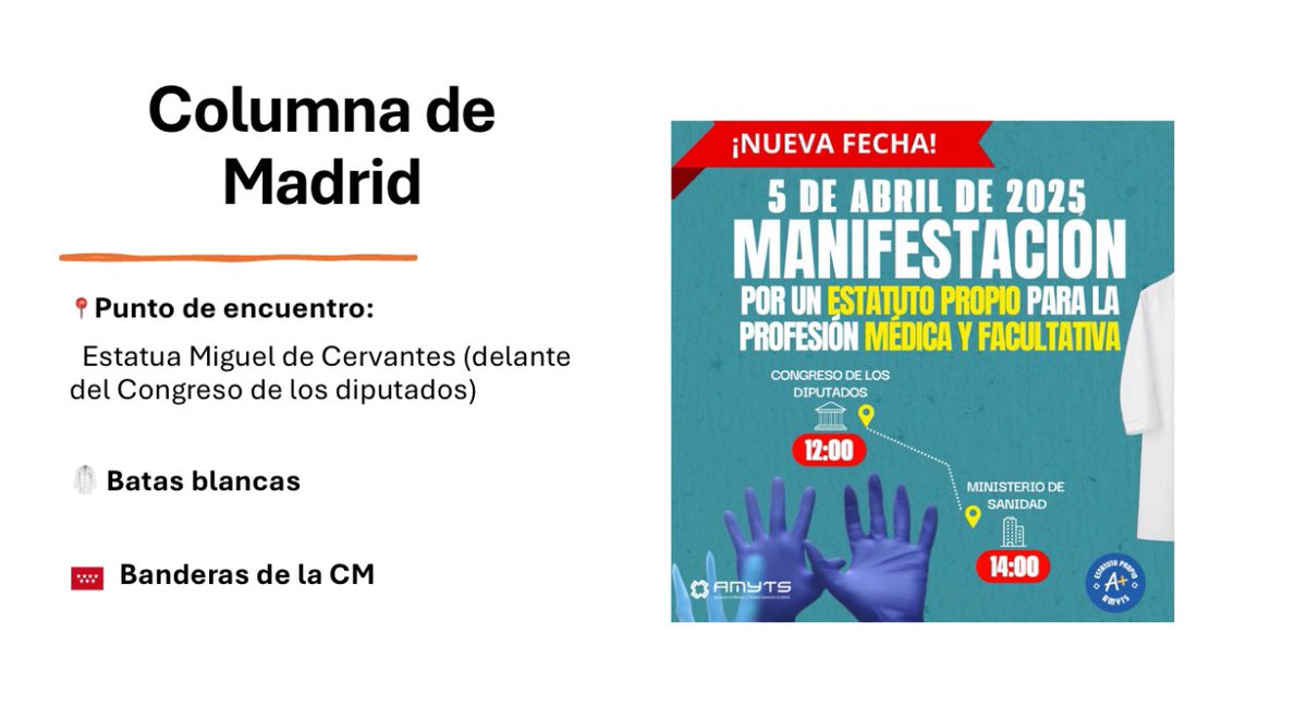 colorectaI2001's tweet image. El próximo sábado, tenemos la oportunidad de mostrar nuestro desacuerdo con Estatuto Marco actual y sus borradores! Queremos un estatuto propio ajustado a nuestro nivel preparación y exigencia  !!!

Os esperamos el día 5