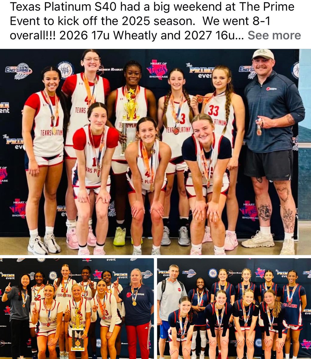 Allison Vaughan (@allibvaughan) on Twitter photo Started the season off strong! <a href="/Platinumbball/">Platinum Basketball (Select 40 Member)</a> <a href="/thewyattwheatly/">Wyatt Wheatly</a>
Next up Arkansas! Started the season off strong! <a href="/Platinumbball/">Platinum Basketball (Select 40 Member)</a> <a href="/thewyattwheatly/">Wyatt Wheatly</a>
Next up Arkansas!