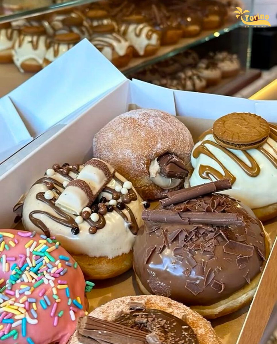 TorinoKampala's tweet image. Warning: These donuts may cause extreme happiness! 🍩😂 One bite, and you might just forget all your problems… at least until the last crumb! 🤤✨ #TorinoKampala #DonutWorryBeHappy #SweetAddiction