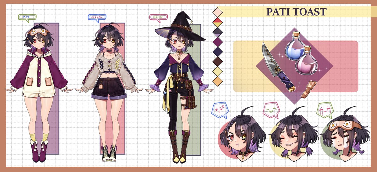✧˖°. Hi, I'm Pati !! ( •⌄• ू )✧
I'm your local Spellbound Baker VTuber, pleasure to meet you!

I'm chronically god's eepiest soldier, but other than sleep I like to draw and play silly games (ᅌᴗᅌ* ) Let's be friends!! 

♡ design &amp; ref: <a href="/ginPTRN/">gin-</a> ♡

#Vtuber