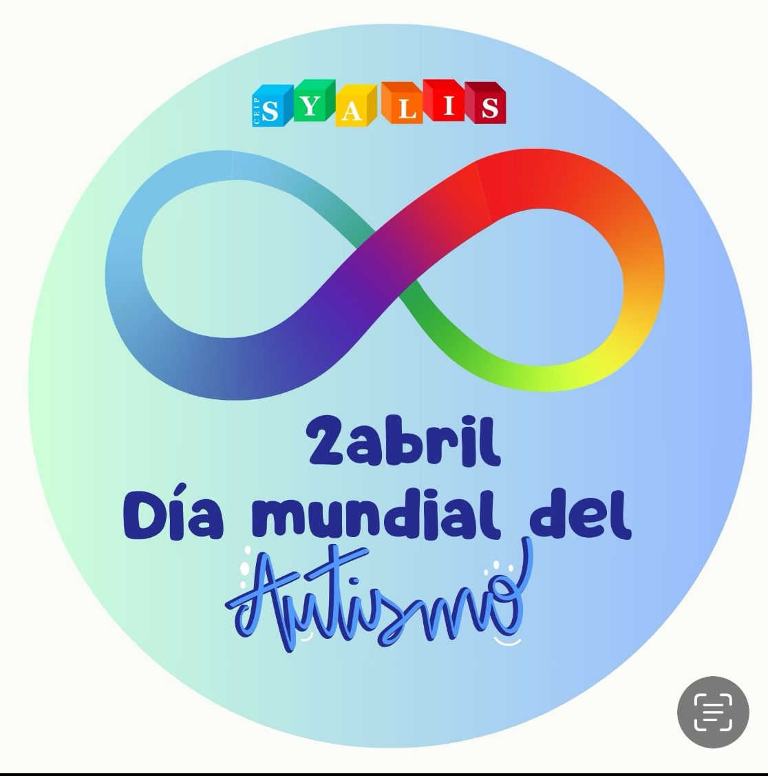 <a href="/SyalisCeip/">CEIP Syalis Bilingüe 🇪🇸 🇬🇧 🇨🇵</a> INFORMA!! Día Mundial de Concienciación del Autismo 2 de abril.
<a href="/ampalospacos/">AMPA Los Pacos-Syalis</a> <a href="/AnaMula1/">Ana Mula</a> <a href="/CarDiRu/">Carmen Díaz Ruiz</a> <a href="/Malagaconvive/">Gabinete Convivencia e Igualdad</a>