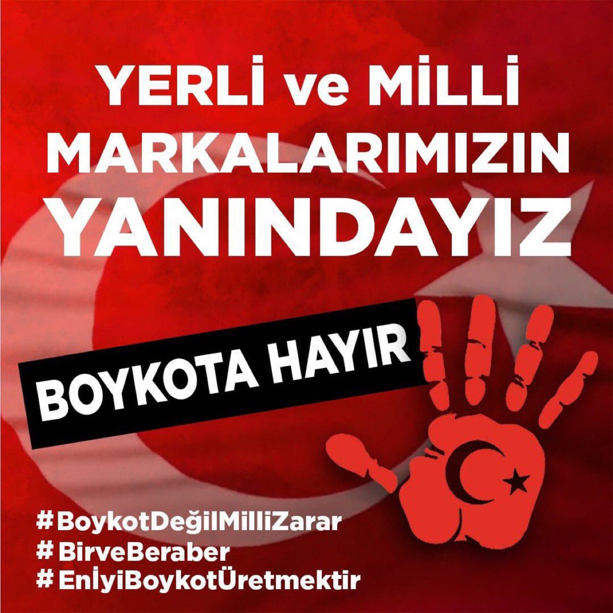 Kime hizmet ettiği belli olmayan şahsi çıkarları doğrultusunda haraket eden bir anlayışa karşı, yerli ve milli markalarımızın yanındayız. 
#HepDestekTamDestek