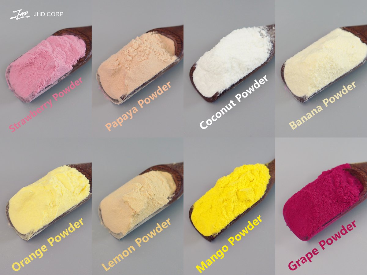 JhdCorp's tweet image. Attention health lovers &amp;amp; food innovators! 🌟
JHD CORP's Fruit Powder
💯100% Pure Nature
0️⃣ pigment
0️⃣flavor
0️⃣preservative!
🎉 Crafted for those who crave natural goodness in every scoop.
Tag your foodie friends &amp;amp; share the natural vibe!
#JHDCORP #FruitPowder #PureNature