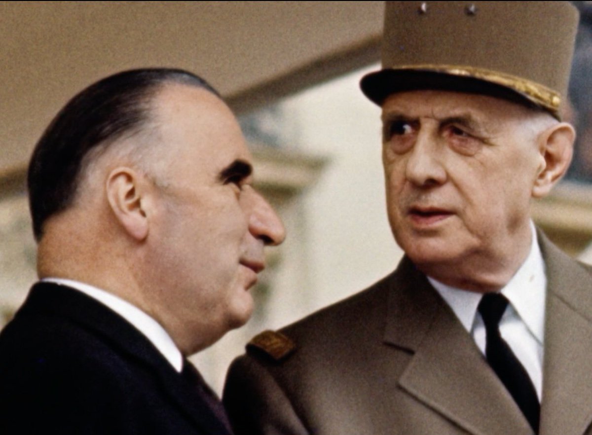 🇫🇷 Gaullisme ☨ (@gaullisme_fr) on Twitter photo 🇫🇷 2 avril 1974, Georges Pompidou disparaissait. Hommage à cette incarnation de la méritocratie républicaine, normalien, qui fut pendant plus de 10 ans, le plus proche conseiller du Général de Gaulle avant d'en devenir le Premier ministre pendant plus de 6 ans. Auprès du Général, 🇫🇷 2 avril 1974, Georges Pompidou disparaissait. Hommage à cette incarnation de la méritocratie républicaine, normalien, qui fut pendant plus de 10 ans, le plus proche conseiller du Général de Gaulle avant d'en devenir le Premier ministre pendant plus de 6 ans. Auprès du Général,