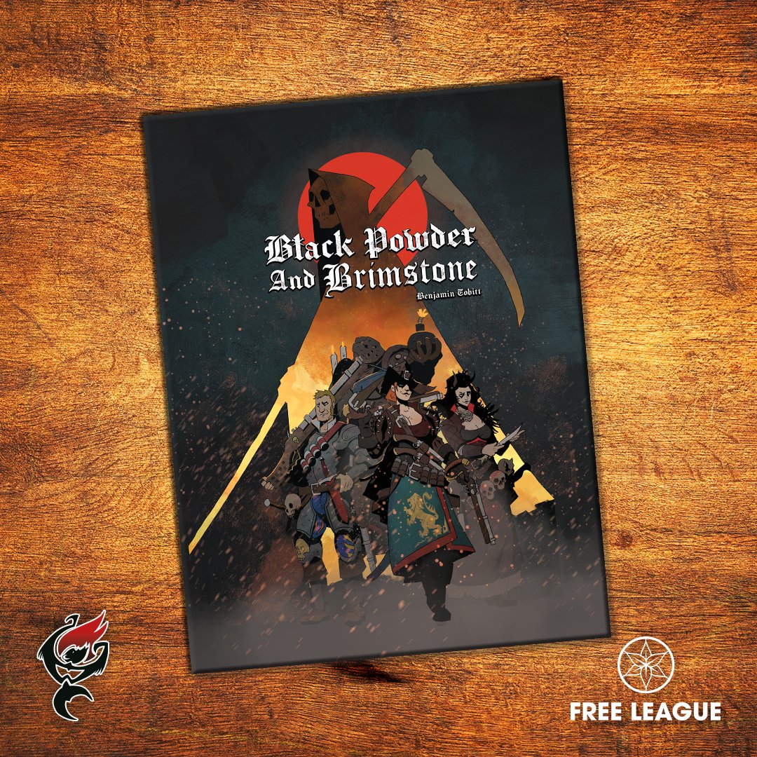 Monkeys With Fire (@monkeyswithfire) on Twitter photo 🎲 BLACK POWDER AND BRIMSTONE: A GRIM-DARK FANTASY RPG || FIRST LOOK 🎲
"Fast, brutal, and blasphemous—perfect for those who crave MÖRK BORG's deadly pace in a world of decay and desperation!" <a href="/FreeLeaguePub/">Free League Publishing</a> #monkeyswithfire #blackpowderandbrimstone #rpg 🎲 BLACK POWDER AND BRIMSTONE: A GRIM-DARK FANTASY RPG || FIRST LOOK 🎲
"Fast, brutal, and blasphemous—perfect for those who crave MÖRK BORG's deadly pace in a world of decay and desperation!" <a href="/FreeLeaguePub/">Free League Publishing</a> #monkeyswithfire #blackpowderandbrimstone #rpg