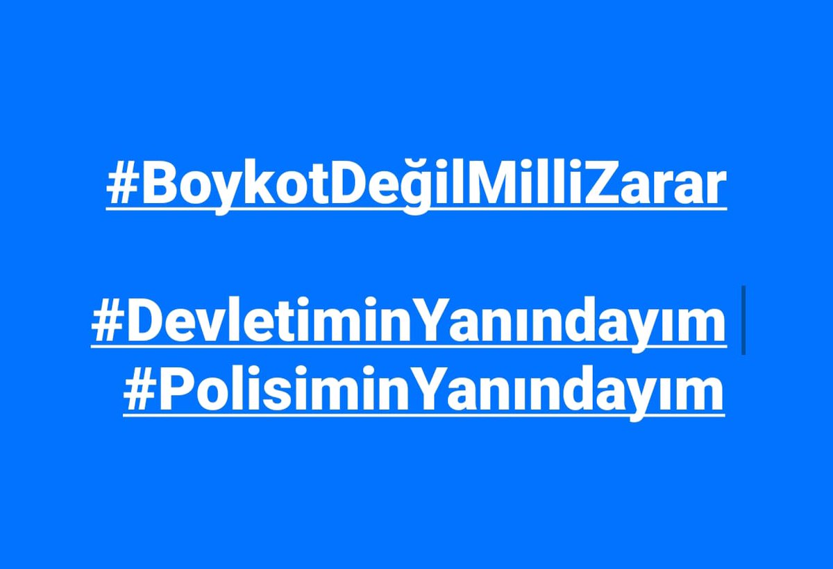 Milletimin yanındayım!