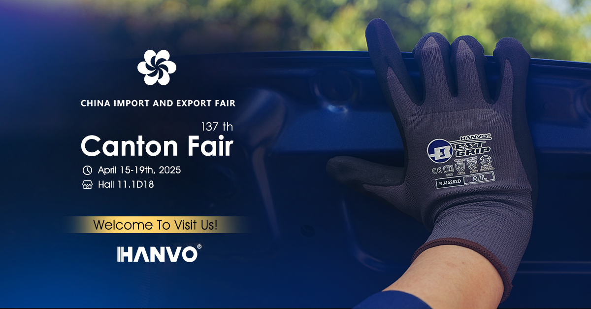 hanvo_en's tweet photo. Join #HANVO at the 137th Canton Fair in Guangzhou!

We’re thrilled to participate in the 137th China Import and Export Fair (#CantonFair 2025), a global trade event, from 𝗔𝗽𝗿𝗶𝗹 𝟭𝟱-𝟭𝟵 at the Canton Fair Complex in Guangzhou, China. 

Visit us at 𝗛𝗮𝗹𝗹 𝟭𝟭.𝟭 𝗗𝟭𝟴 to explore our innovative protective safety gloves and PPE solutions designed for demanding environments and applications.

Discover a wide range of PPE hand protection products tailored for industries like automotive, electronics, logistics, construction, manufacturing, and oil & gas. HANVO Safety team will share insights on the latest PPE trends and discuss sustainable practices that contribute to a greener future. 

Let’s connect to explore tailored solutions for your safety needs. Schedule a meeting with our experts to learn more.

📅 April 15-19, 2025
📍 Hall 11.1 D18, Canton Fair Complex

https://t.co/lgDOePIuOK

#CantonFair2025 #SafetyGloves #PPE #HandProtection #Sustainability #SafetySupplier