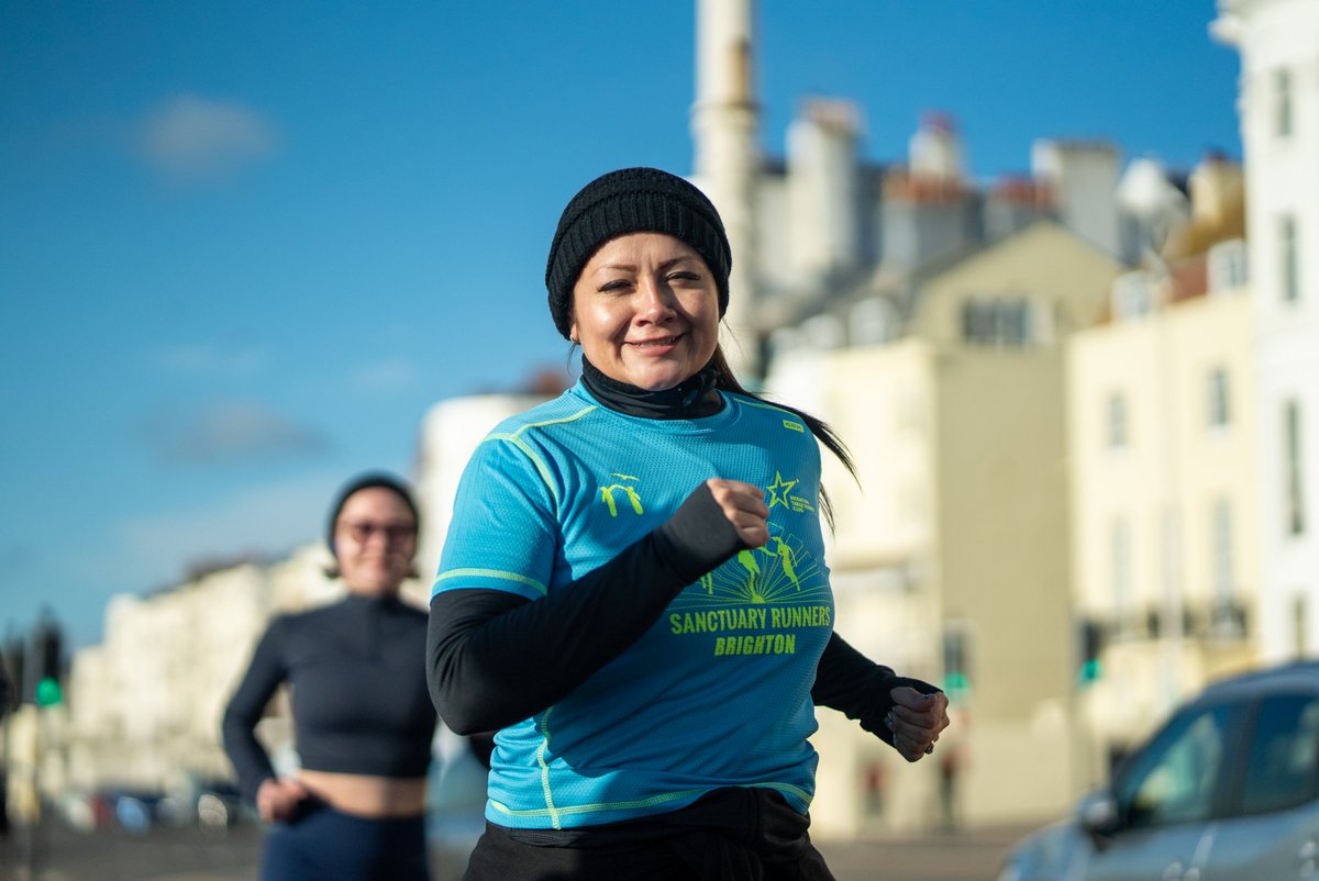 Sanctuary Runners Ireland (@sanctuaryrunner) on Twitter photo 🔵On Sunday Nathalie from Colombia will take part in the <a href="/BrightonMarathn/">Brighton Marathon Weekend</a> challenge - One of 50+ Sanctuary Runners involved thanks to the support of <a href="/LDNMEvents/">London Marathon Events</a> - 15 Nationalities - ONE TEAM in #Solidarity #Friendship and #Respect 🔵On Sunday Nathalie from Colombia will take part in the <a href="/BrightonMarathn/">Brighton Marathon Weekend</a> challenge - One of 50+ Sanctuary Runners involved thanks to the support of <a href="/LDNMEvents/">London Marathon Events</a> - 15 Nationalities - ONE TEAM in #Solidarity #Friendship and #Respect