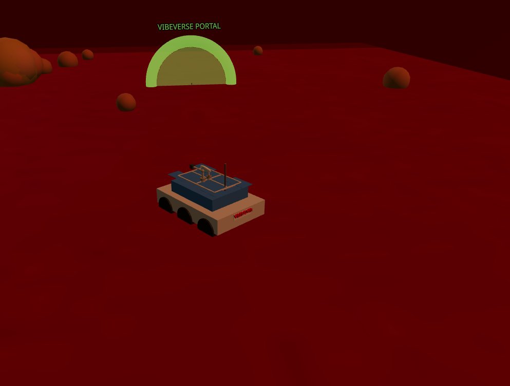 cartierspinelli's tweet image. my #viberover submission for @levelsio's #vibejam - a mars exploration game where you cruise the red planet's terrain. built with @Replit and rover designed using @sidahuj's @Blender mcp for detailed elements like the "viberover" plate on the back, camera and solar panels.
the…