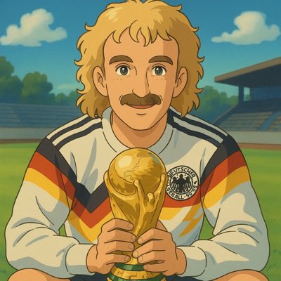 Mercredi 9H, #NouvellePhotoDeProfil

Rudi Völler, Champion du monde 1990✅

Milieux de semaine, 
Courage les copains au travail,
Les nuages vont se dissipé,
Le réconfort et l’apaisement arrivent,

Je vous envoie ma force et mon love🫡

Crédits photos: @Almaghr03526616 ❤️