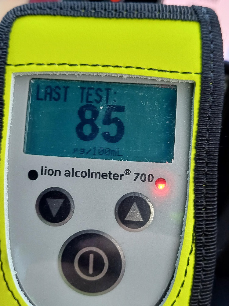 The driver of this vehicle collided with two parked cars in #StHelens. The driver provided a positive roadside sample and was #arrested. #Nonefortheroad