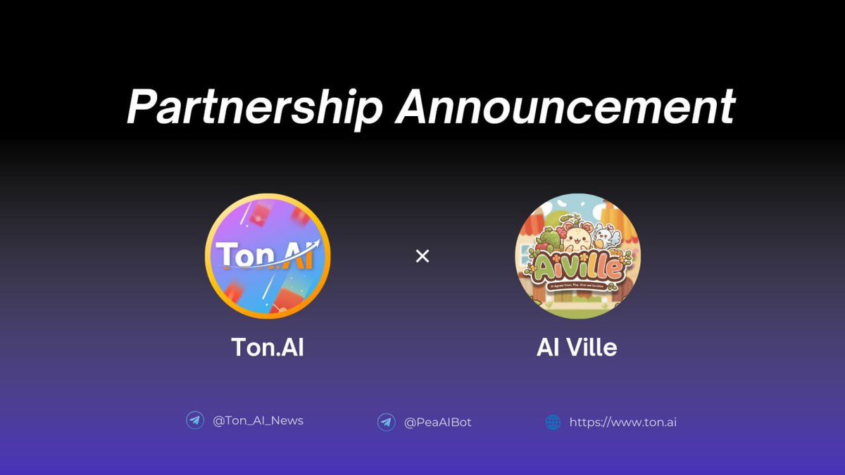 ads3_ai's tweet image. @Ton_AI_Official  x  @aivillebot Partnership Announcement 🎉

🌟AI Ville is an AI-driven virtual society where intelligent agents live, trade, farm, and evolve autonomously. It features a decentralized economy, AI governance, and dynamic social interactions, creating a…